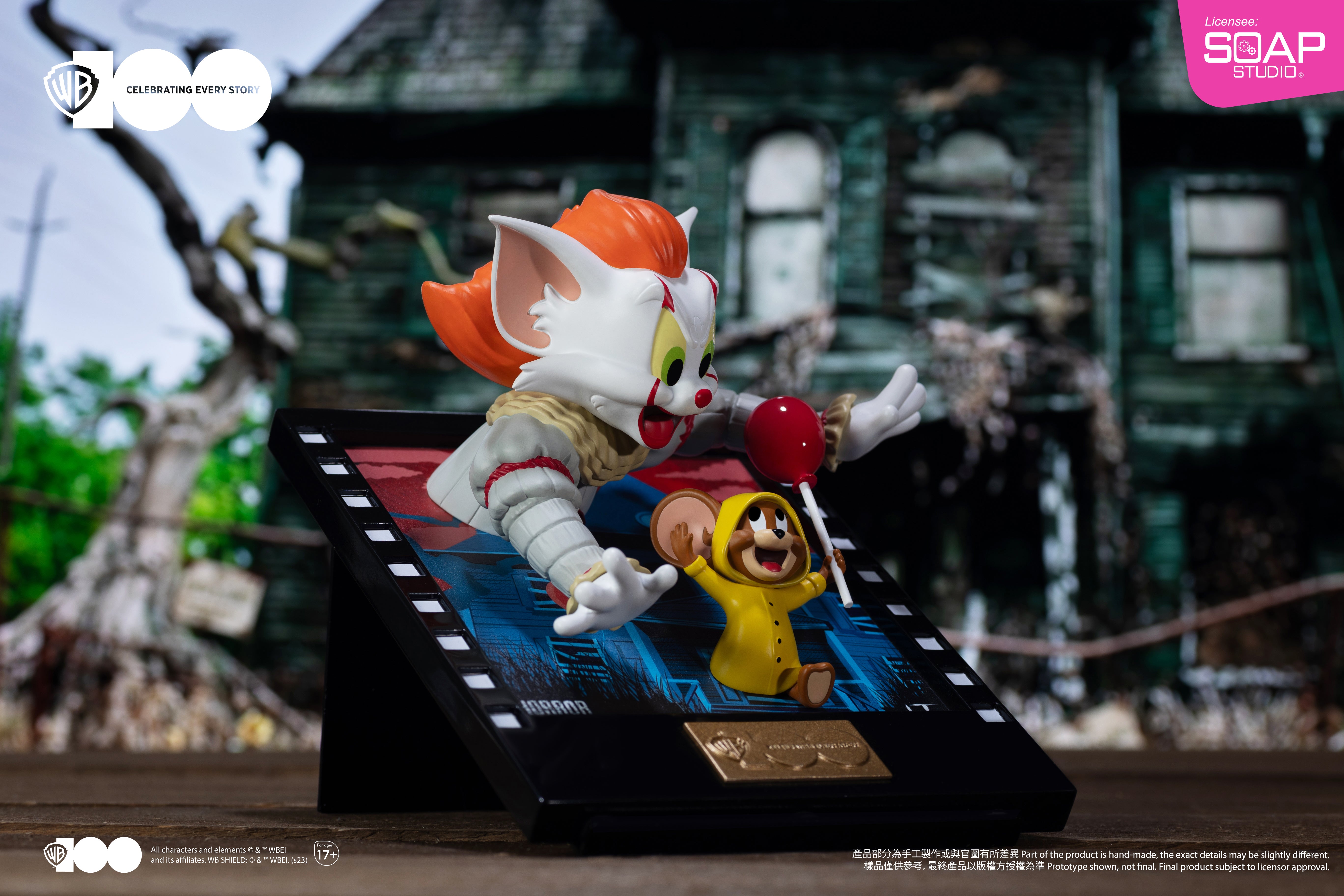 ジェリーのお家 ワーナーブラザーズ 100周年記念商品 スタチュー