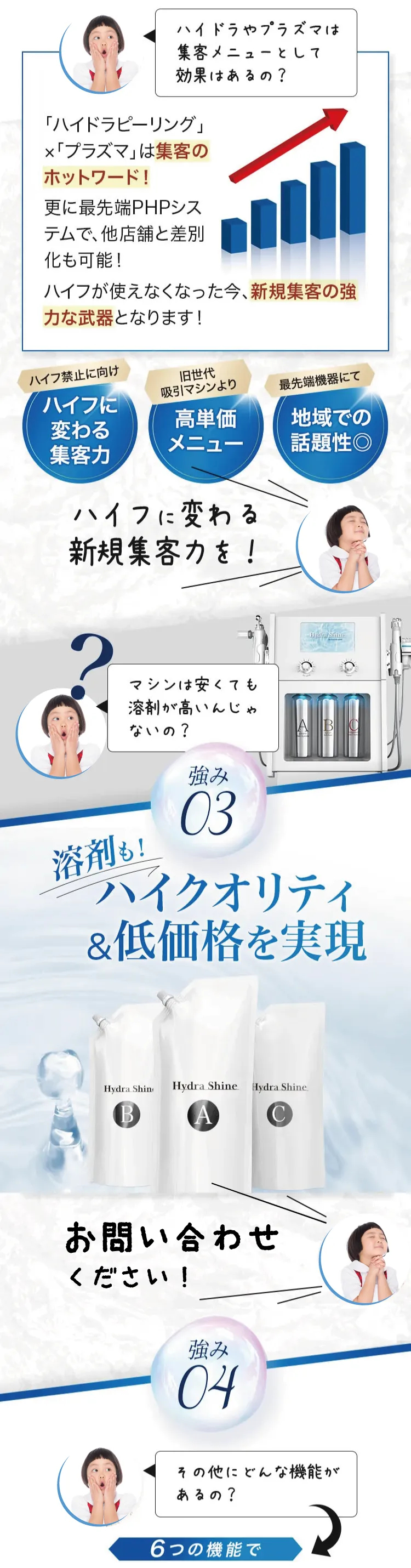 Hydra Shine (ハイドラシャイン) | 業務用フェイシャル機器