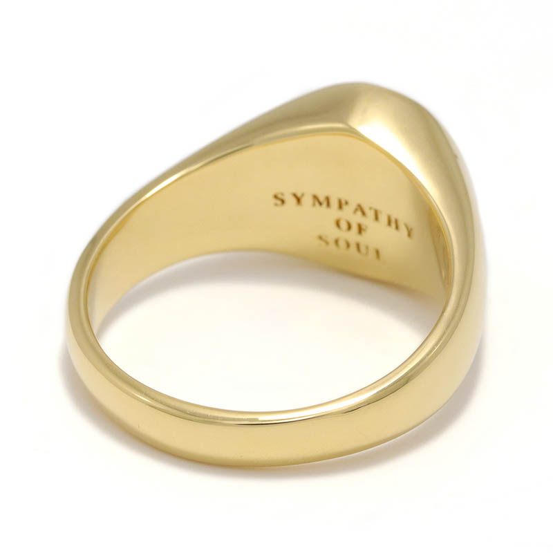 SYMPATHY OF SOUL（シンパシーオブソウル） Oval Signature Ring