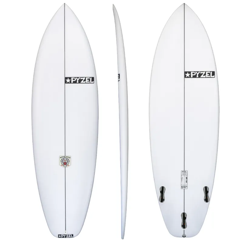 Pyzel White Tiger Surfboard - FCS2