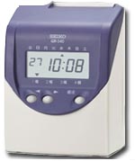 タイムレコーダーQR-340 | セイコーソリューションズ