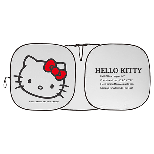 ハローキティ ポップアップサンシェード Mサイズ | カー用品のセイワ