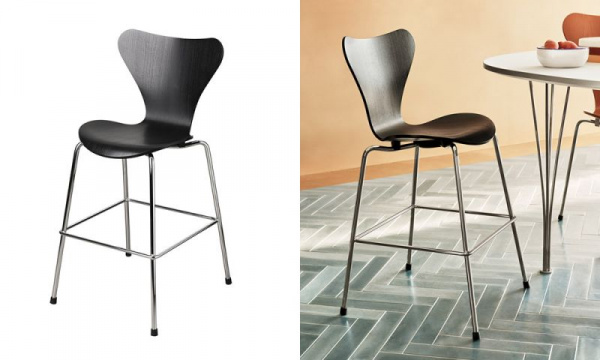 セブンチェア ジュニアチェア 3177 / カラードアッシュ ブラック