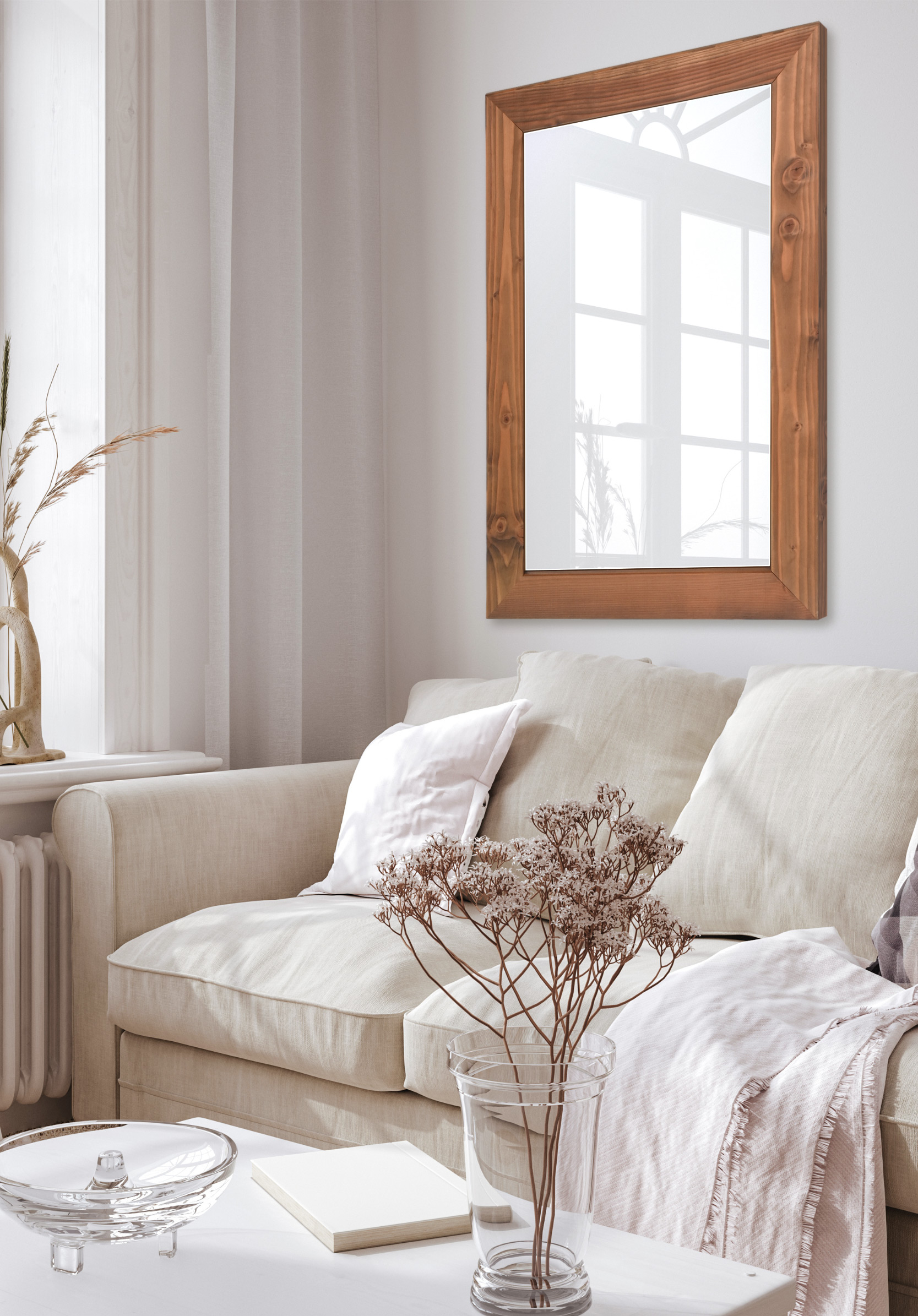 クロノスミラー W600×900 ウォールミラー 壁掛け 全身 鏡 アンティーク