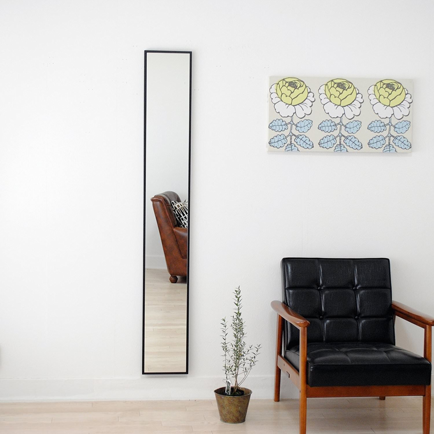 Libra リブラ ウォールミラー 全身 鏡 壁掛け 姿見 天然木 日本製