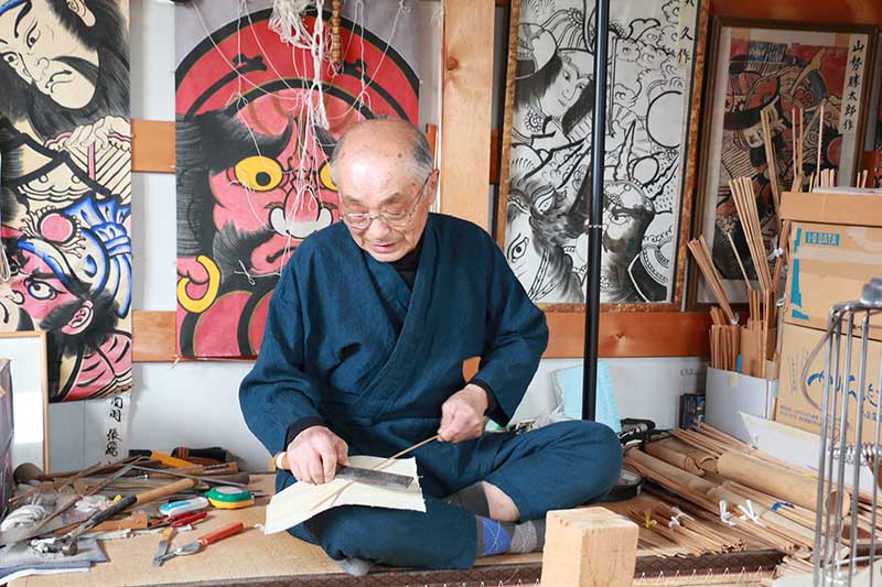 秋田で見つけた手仕事のなぜ？ どうして？（4）奇抜な凧絵が描かれた