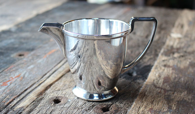 アンティークシルバープレートミルクジャグ/MAPPIN＆WEBB(マッピン