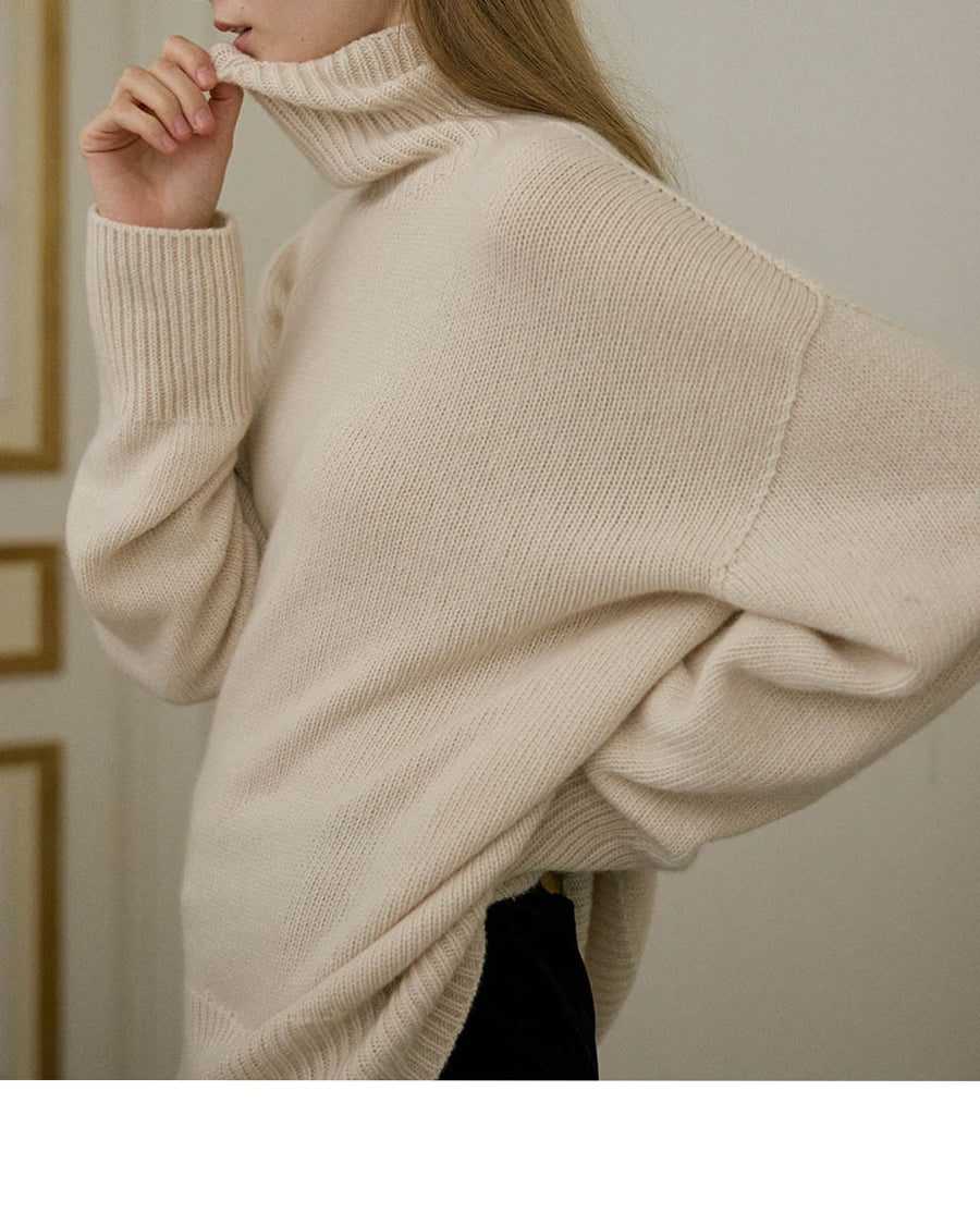 DARCY TURTLENECK OFF WHITE – SANNA New York