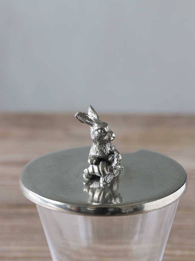 Pewter ジャムポット Rabbit