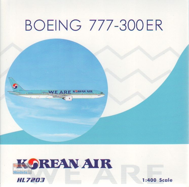 PHX04561 1:400 Phoenix Model Korean Air Boeing 777-300ER Reg