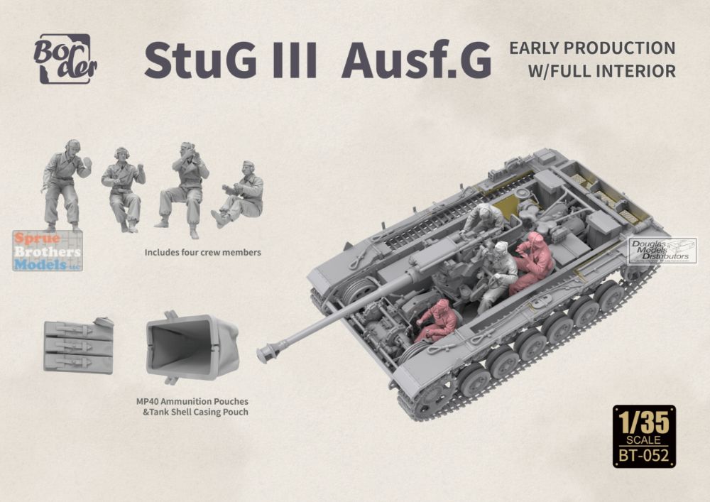 BDMBT052 1:35 Border Model StuG.III Ausf.G Early with Full