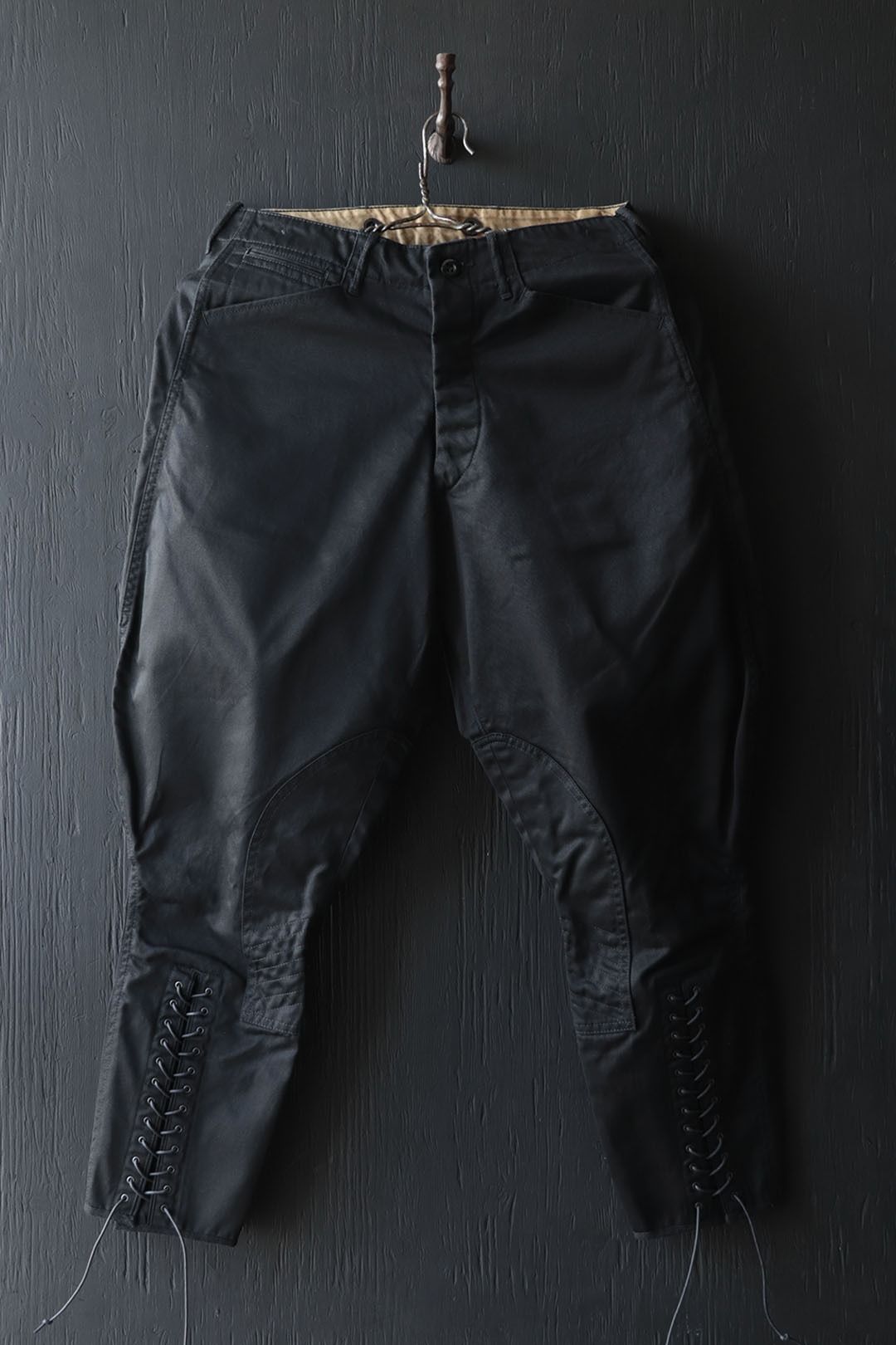 BLACK SIGN - BLACK CHINO SHERIFF BREECHES (MIDNIGHT BLACK) | SKANDA