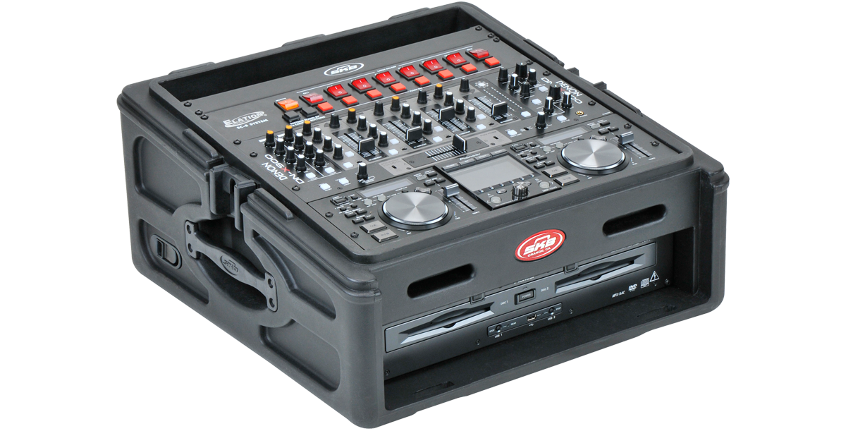 Compact Rack Case - 10 x 2 Rack | Durable, TSA Locks