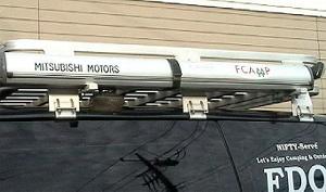 デリカスペースギア、純正ロールタープ