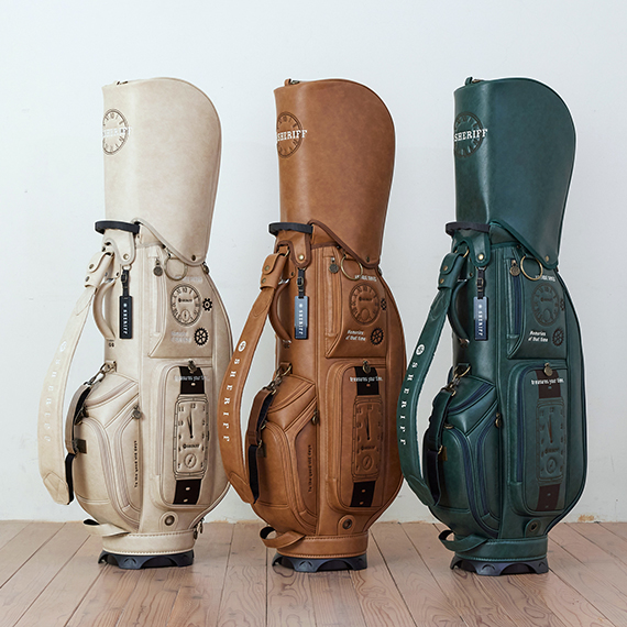 SAT-001CB.グリーン（合成皮革） – キャディバッグ・ゴルフバッグ
