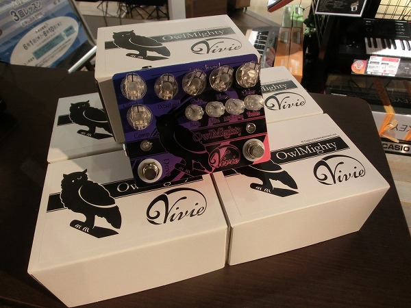 VivieベースプリアンプOwlMighty大量入荷。皆さん今がチャンスです