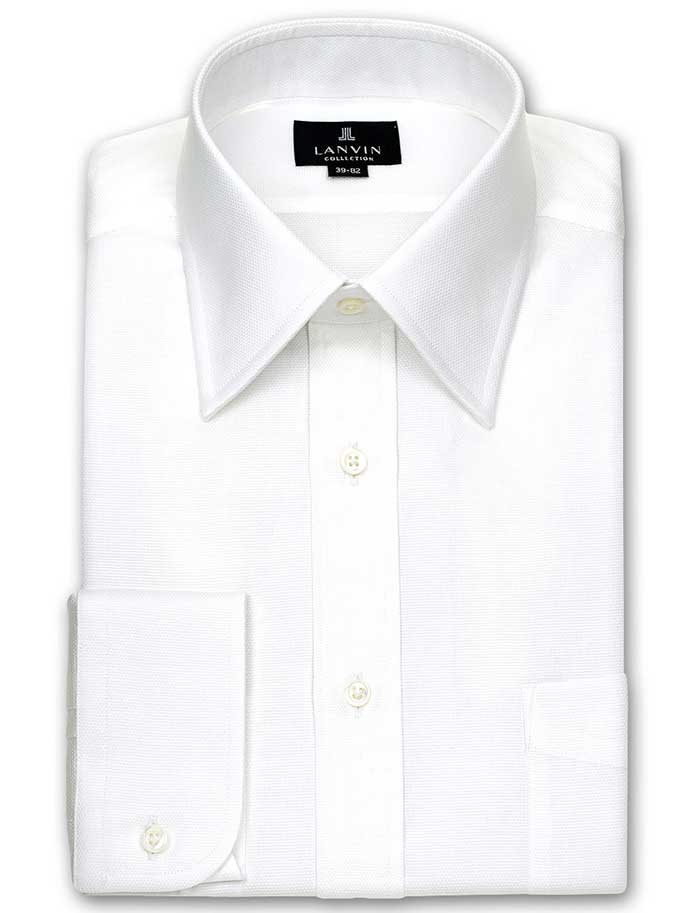 ワイシャツ 無地 ホワイト LANVIN| CHOYA SHIRT（チョーヤシャツ