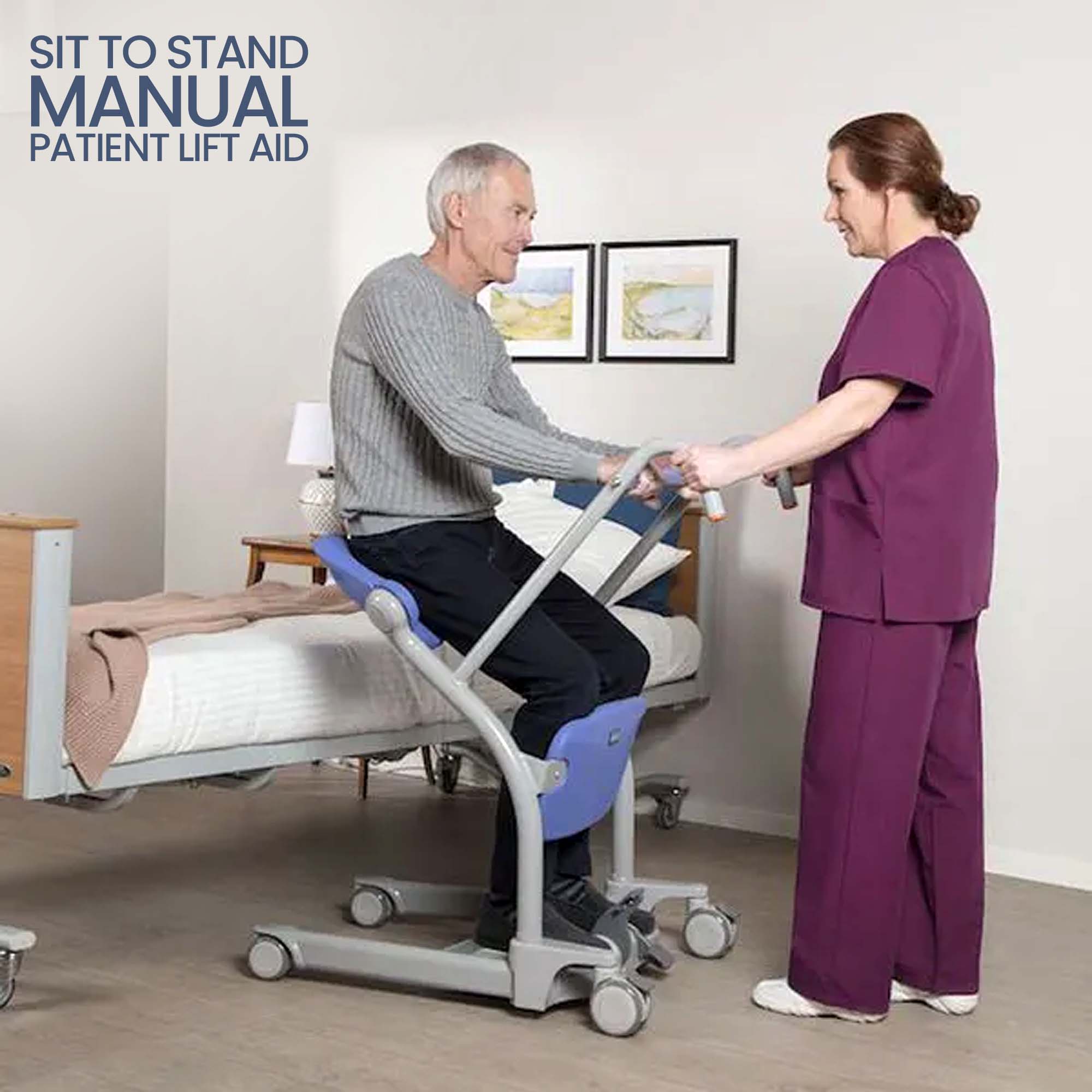 Sara Stedy Sit to Stand Manual Patient Lift Aid | For Tall