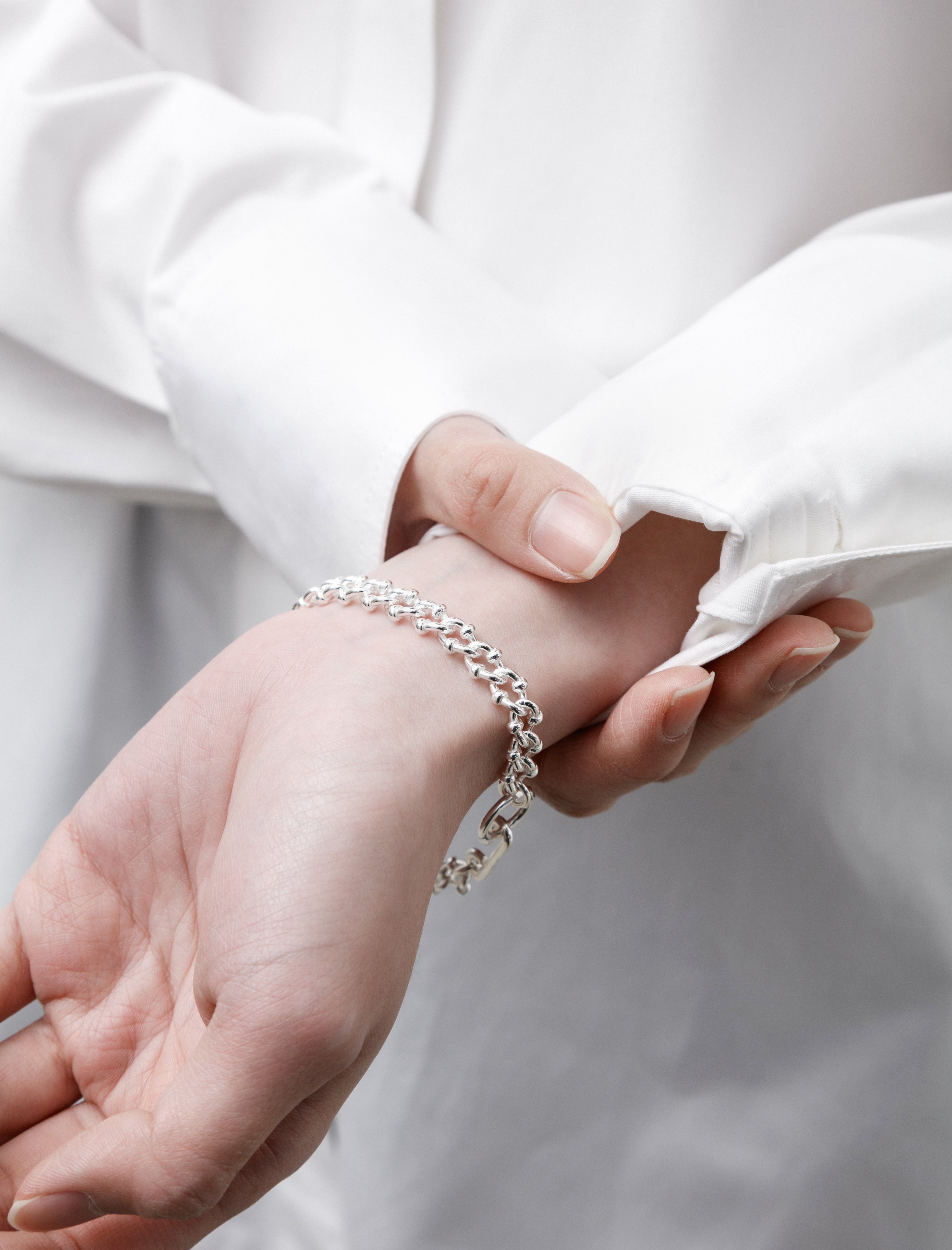 All Blues DNA Bracelet Polished Silver – Neighbour