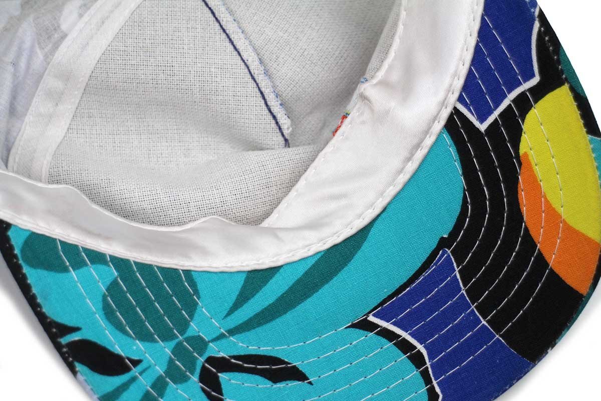 90s Hawaii 刺繍 総柄 コットンキャップ - Sixpacjoe Web Shop