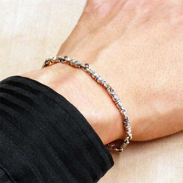 AQUA FORTIS(アクアフォーティス) シルバー ブレスレット ブラック