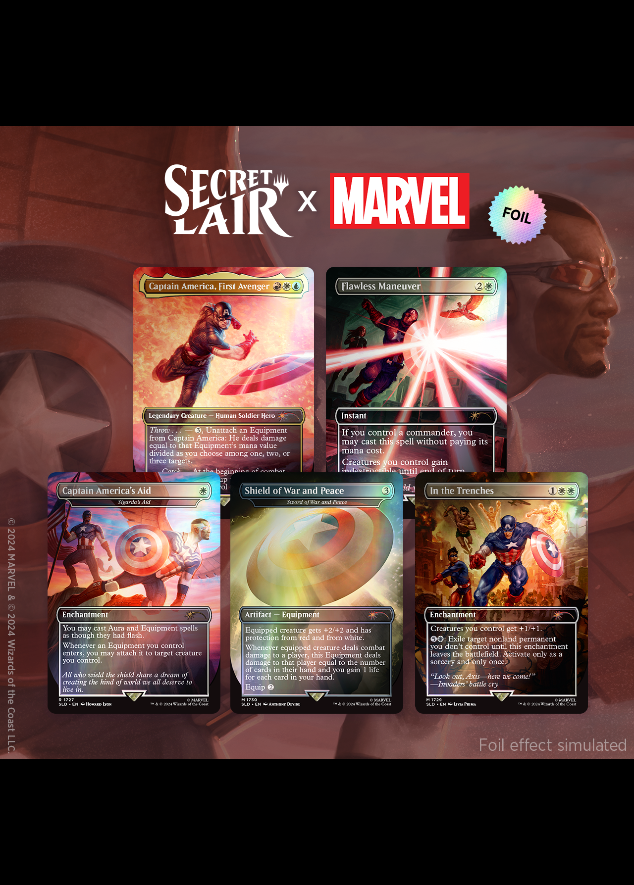 Captain America | RAINBOW FOIL EDITION - シングルスター