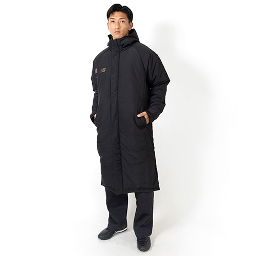 Black Out Collection パデッドロングコート／サッカーショップKAMO