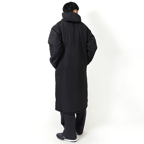 Black Out Collection パデッドロングコート／サッカーショップKAMO
