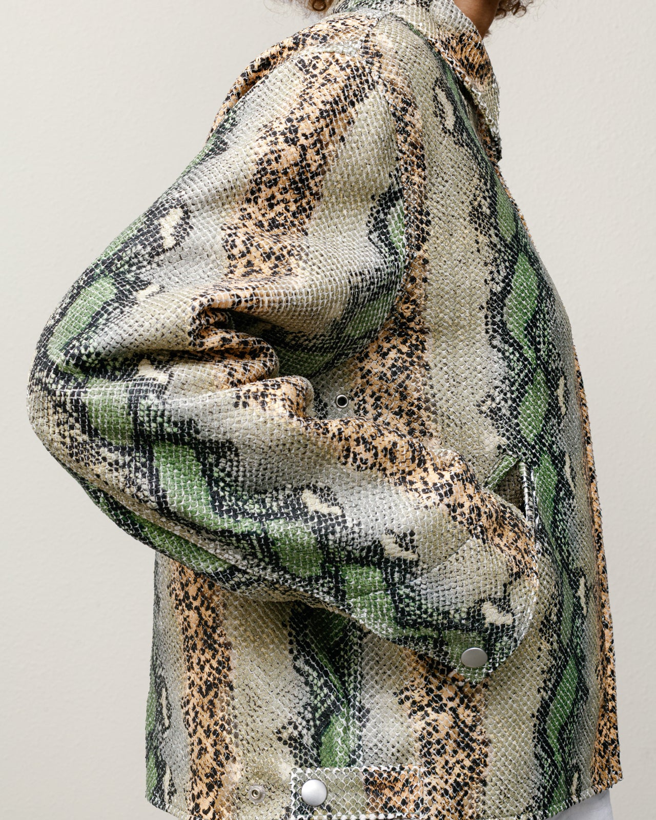 Garage Jacket Leather – Snake | Outerwear | Stüssy