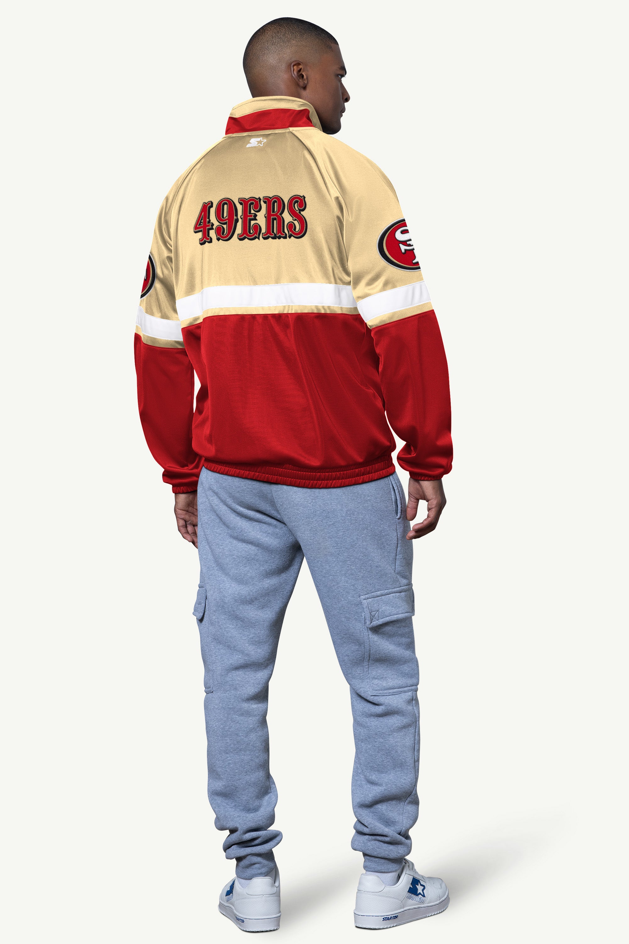 Mens San Francisco 49ers Veteran Track Jacket | NFL | Starter