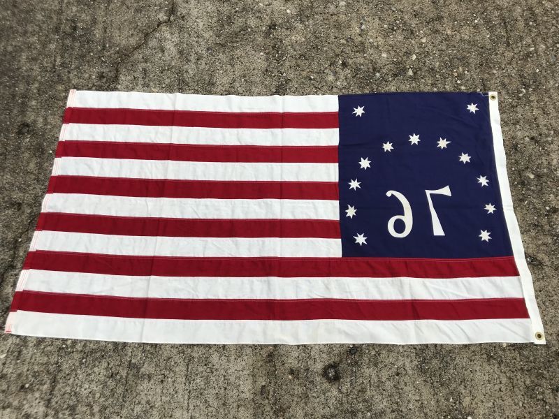 76” Bicentennial 13 Star American Cotton Flag ベニントンフラッグ