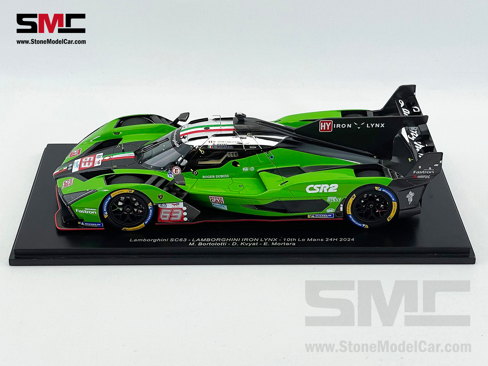 24h Le Mans 2024 Lamborghini #63 SC63 10th Bortolotti, Kvyat
