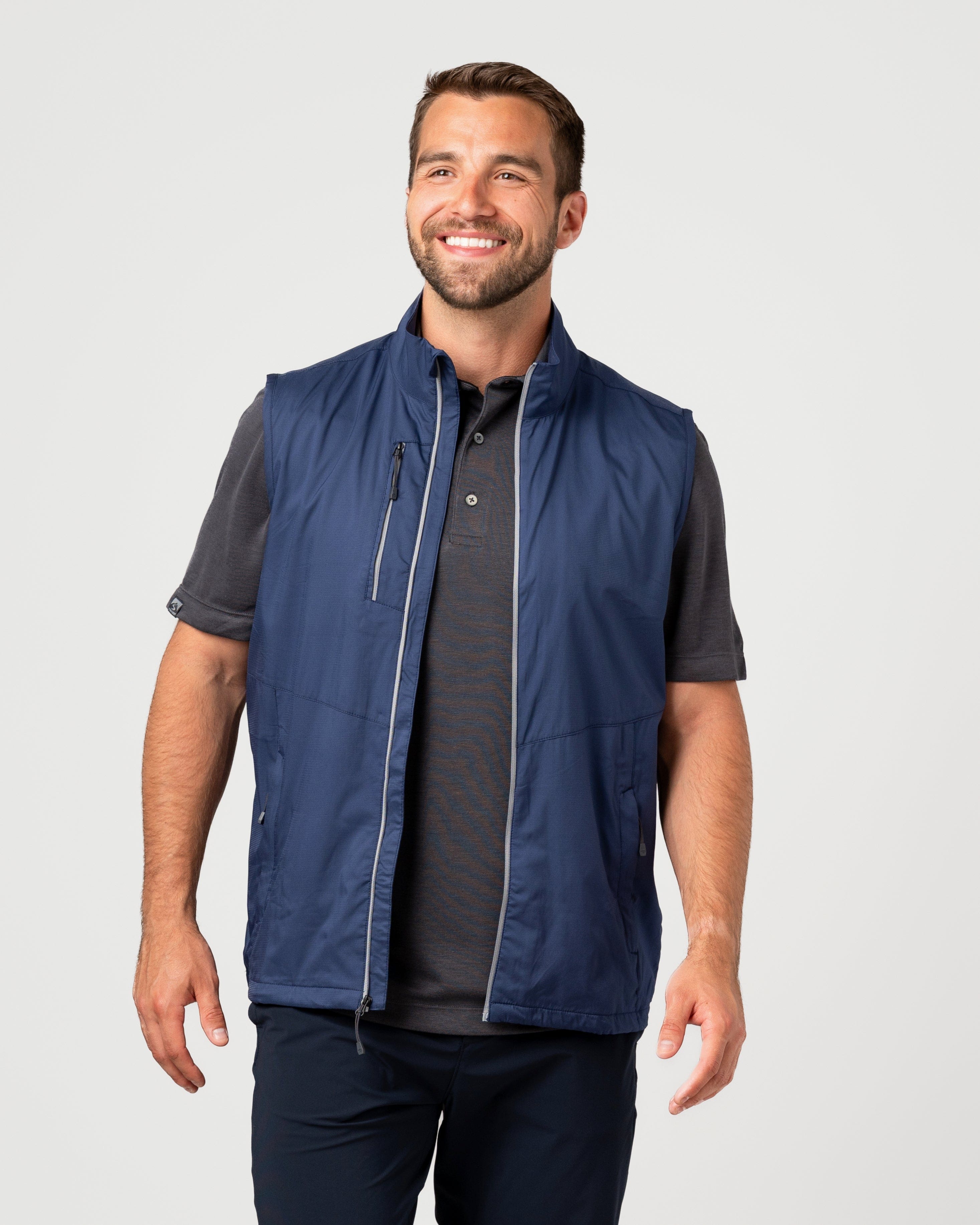 Men's Idealist Water-Resistant Windproof Golf Vest – Storm Creek