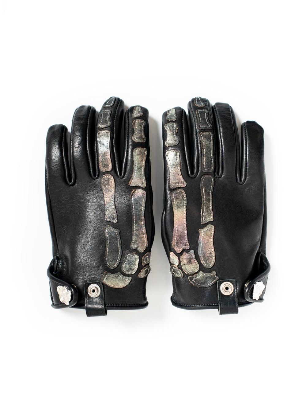 SEVESKIG - 【25AW】カウレザー グローブ / COW LEATHER X-RAY GLOVES