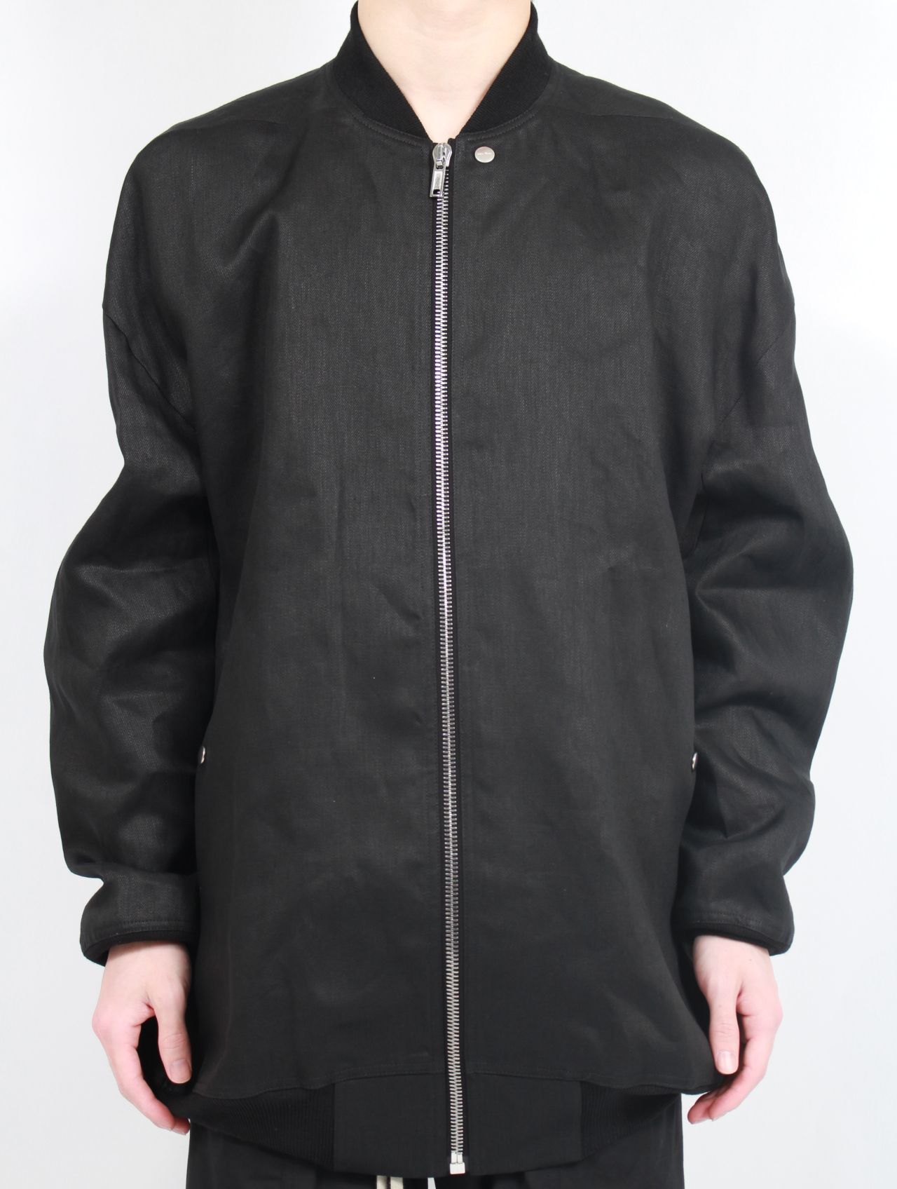 RICK OWENS - 【25SS】ジャンボ フライト リネン ボンバー ジャケット
