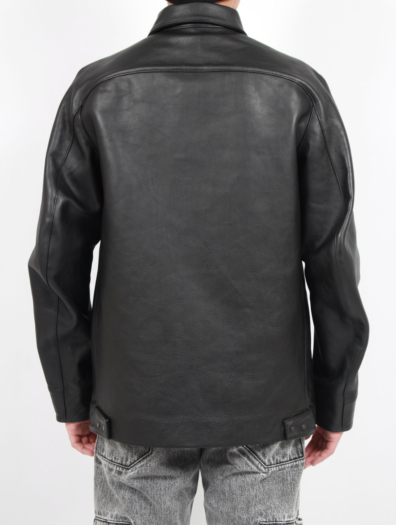 OPPOSE DUALITY - 【25SS】6ポケット パネル レザー ワークジャケット