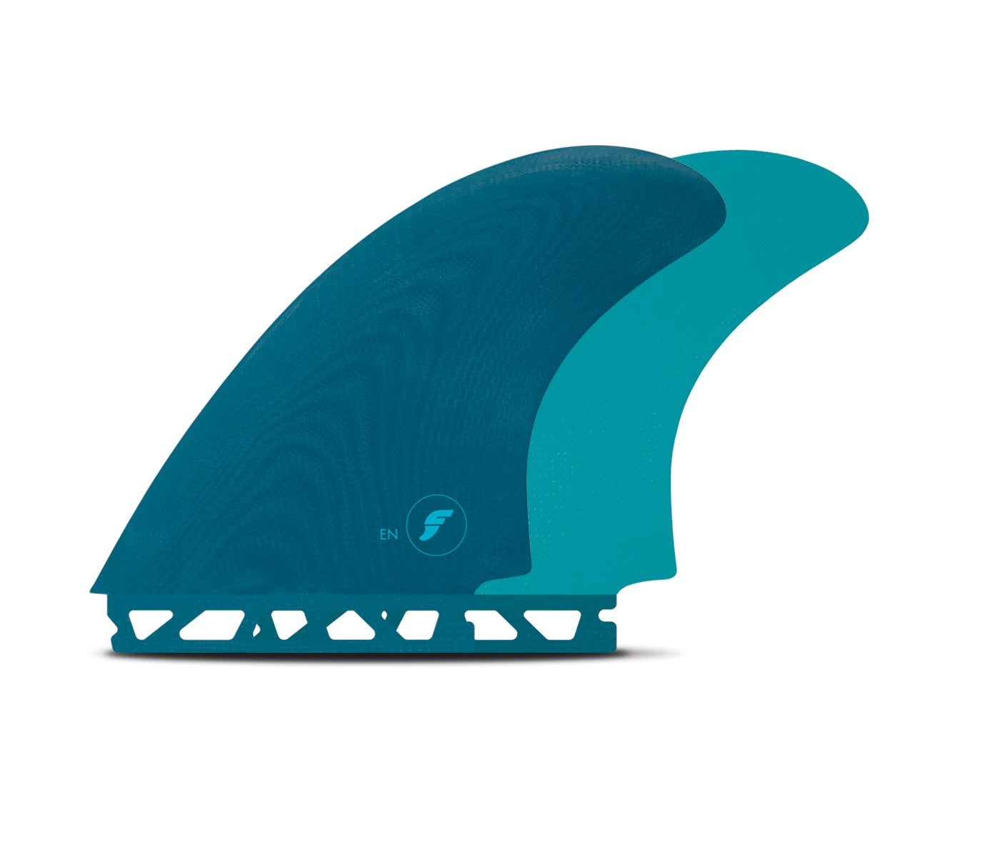 Futures EN Twin fin set - Aqua Blue / Green
