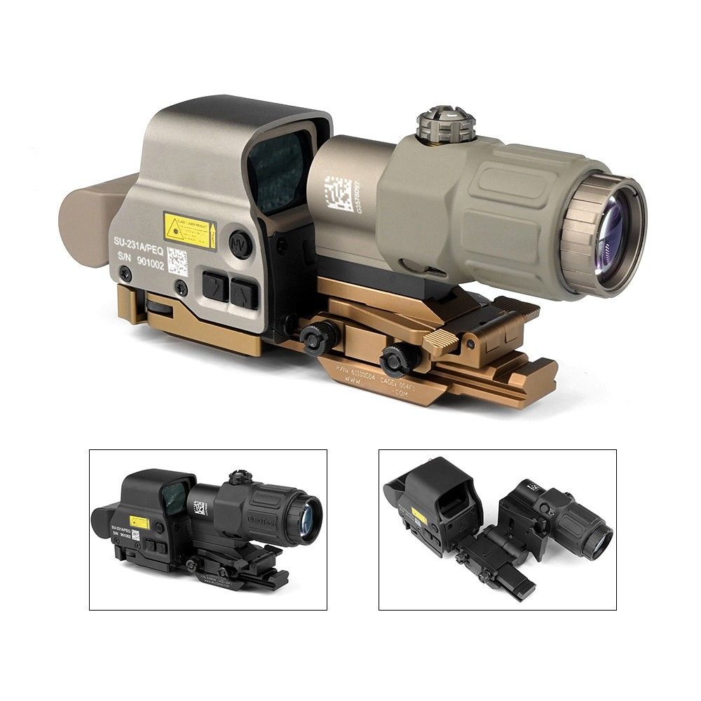 EvolutionGear GEN2. EXPS3/G33/Side Flip Mount Sets Sighting System