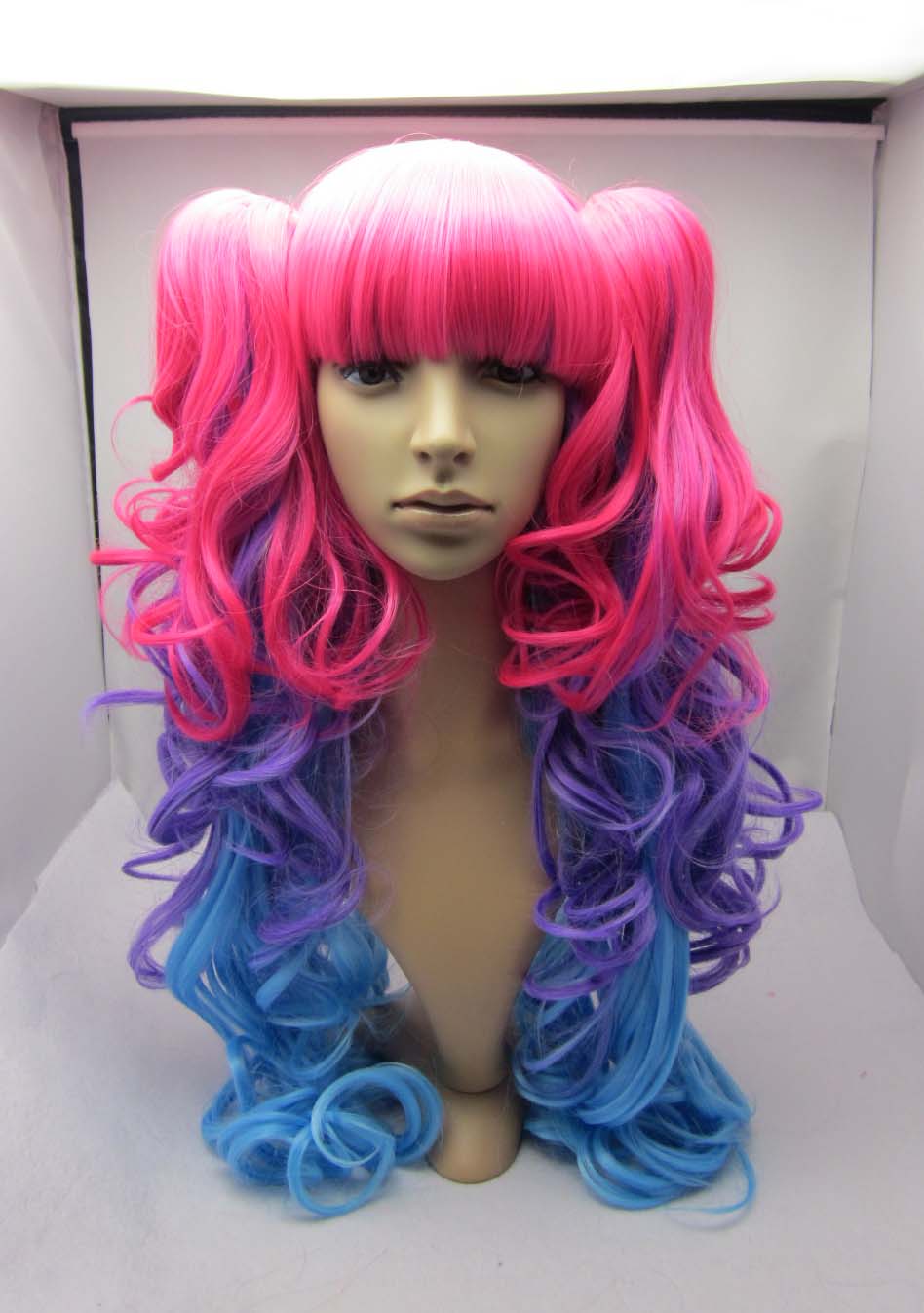 🔥SALE🔥3色フルウィッグ（ピンク・パープル・ブルー） | Spider Rock Web