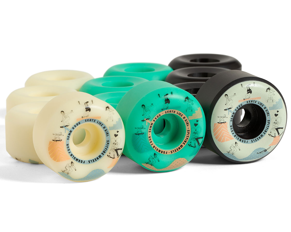 Skate Like A Girl X Spitfire Wheels