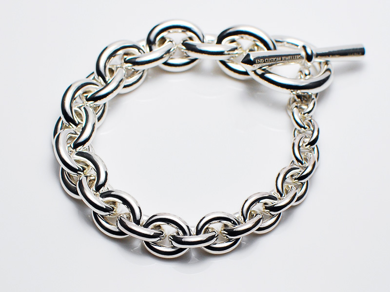 The gradient standard bracelet/END（エンド） - DEFI - シルバー