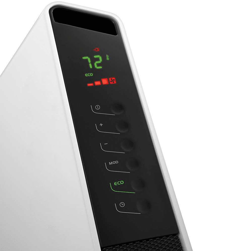 Delonghi Convection Heater Panel Heater w/Dual Fan – Sylvane