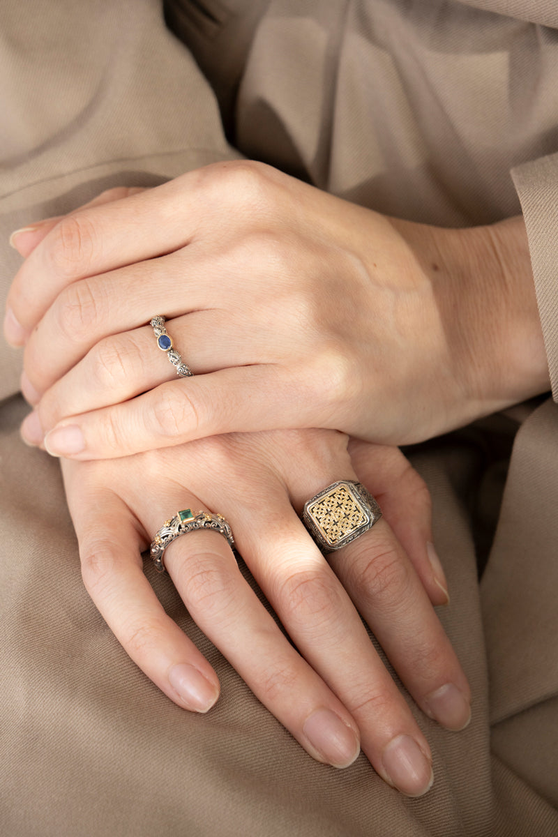 Gerochristo Monastiraki Ring 20351 ジェロクリスト シグネットリング