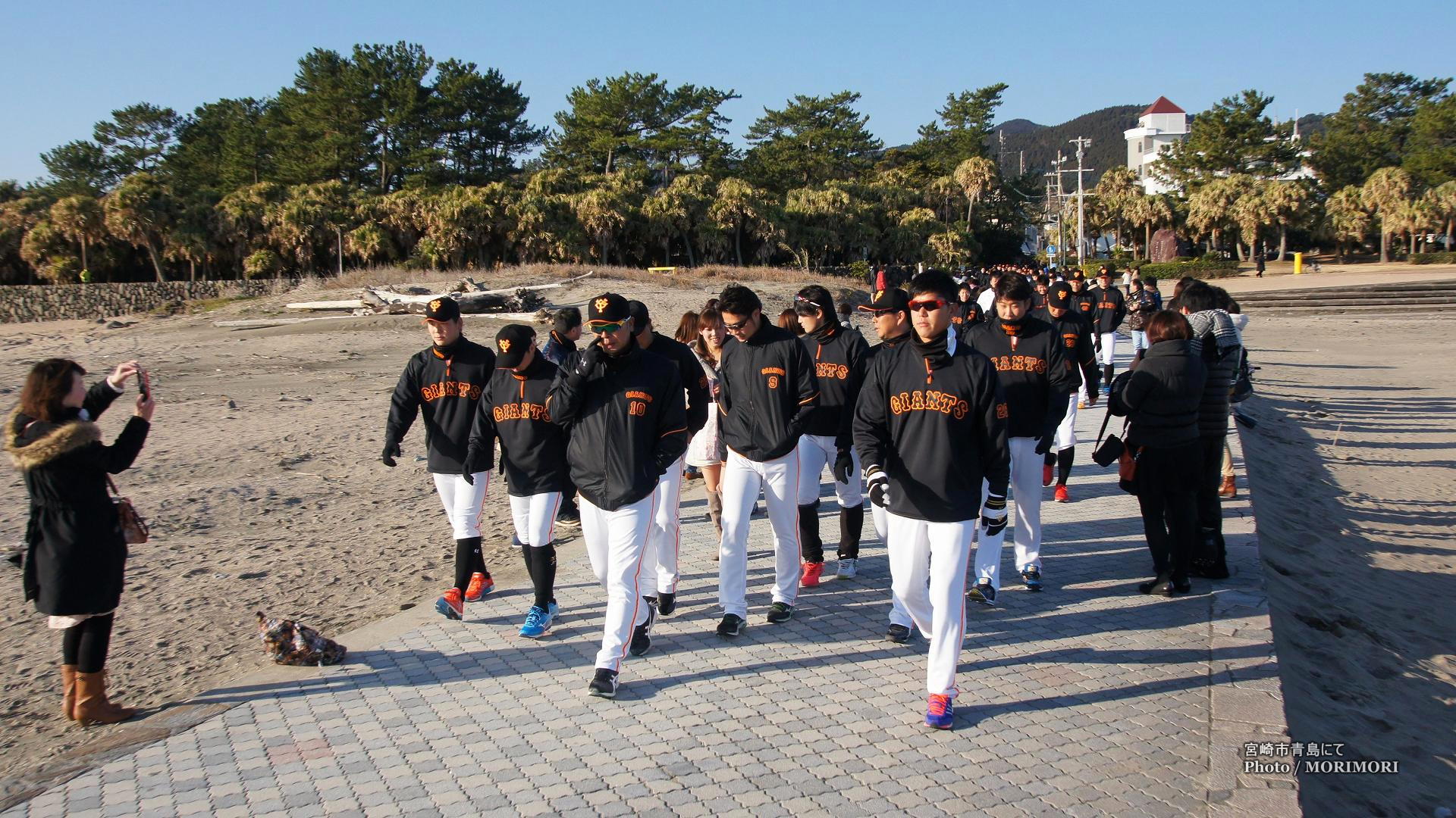 読売巨人軍｜青島神社参拝写真