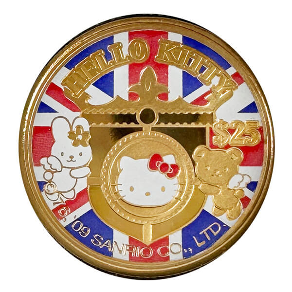 ハローキティ 誕生35周年記念 25ドル金貨 - 金貨買取本舗の買取価格