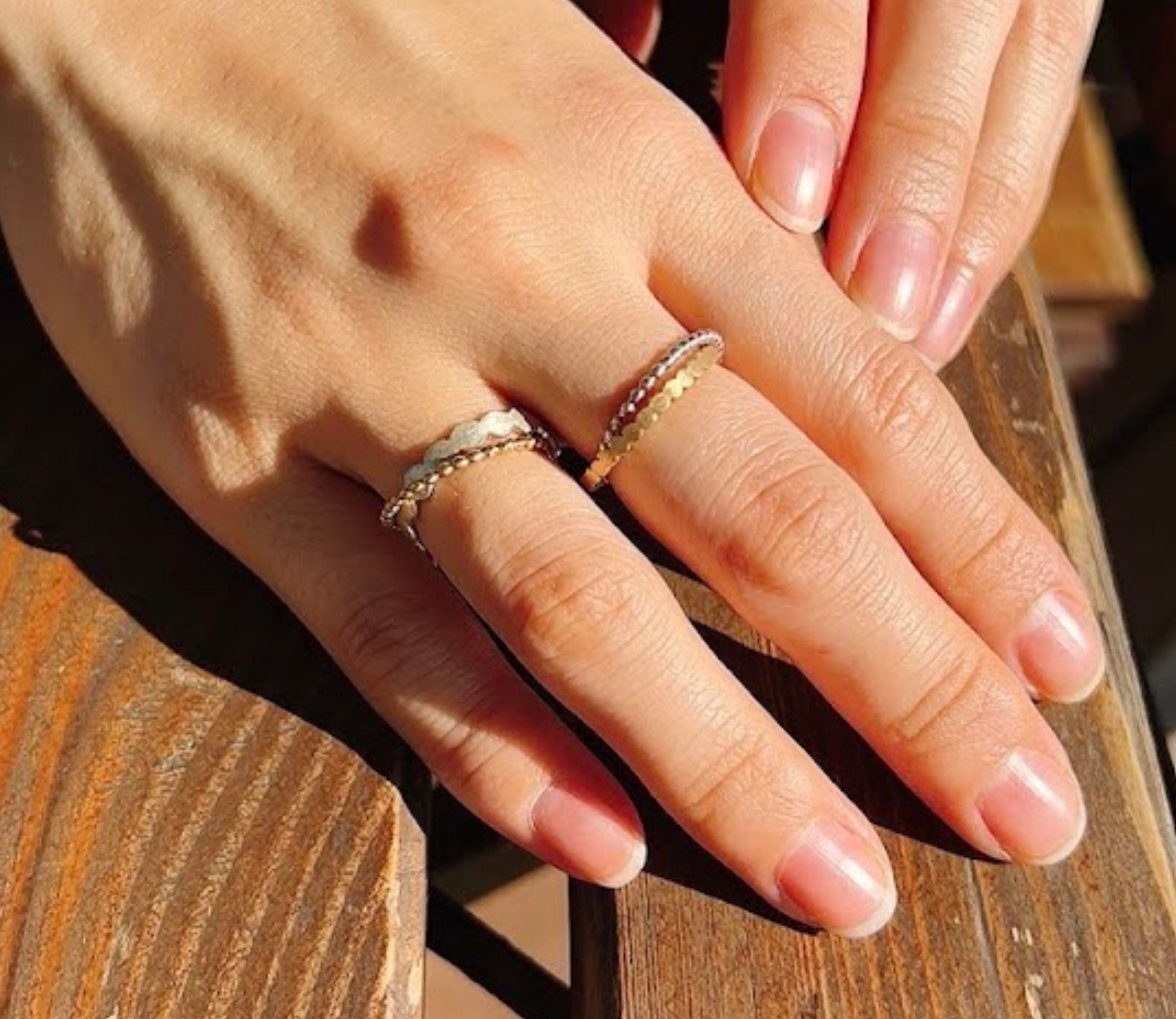 crossing silver marumaru ring 3 / Silver,K18 – Perché?