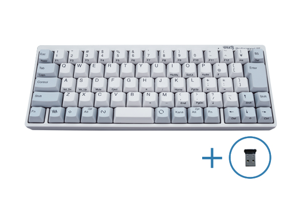 HHKB Professional BT 日本語配列／白 Bluetooth-USBアダプタ セット