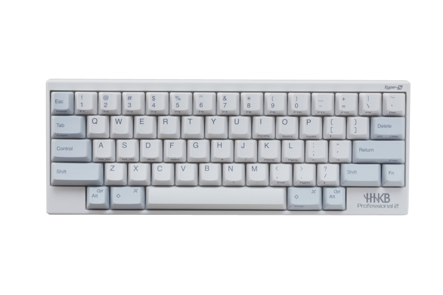 HHKB Professional2 Type-S 白（英語配列） 特製キーボードルーフ付