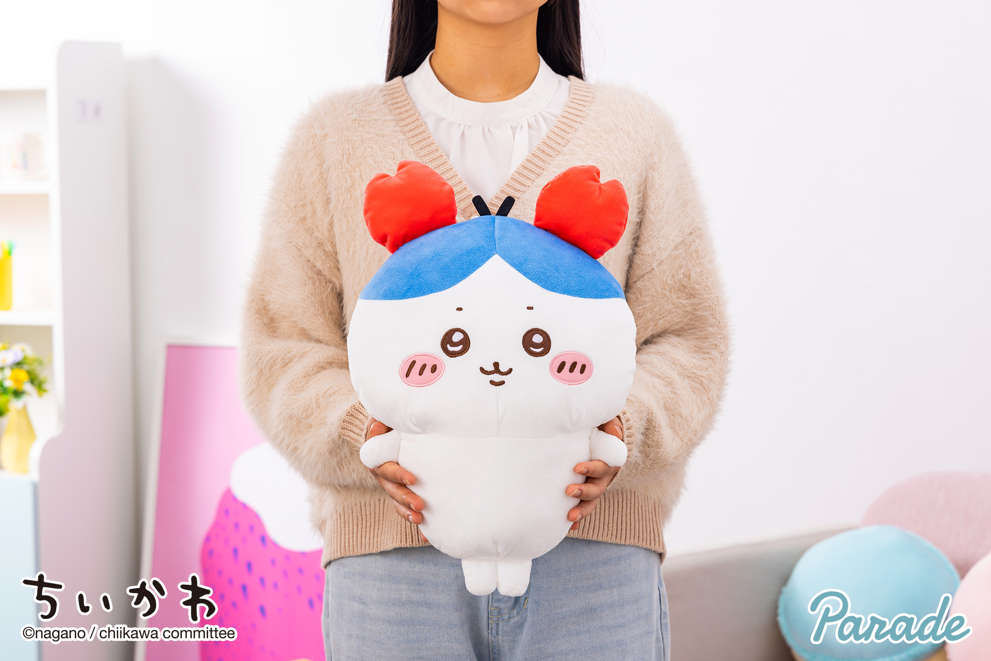 ちいかわ カニカチューシャBIGぬいぐるみ | 商品紹介 | 株式会社