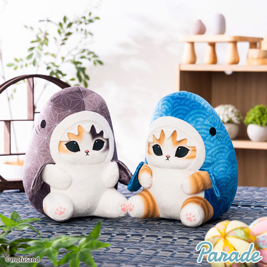 mofusand サメにゃん&シャチにゃんBIGぬいぐるみ ～浮き輪でエンジョイ